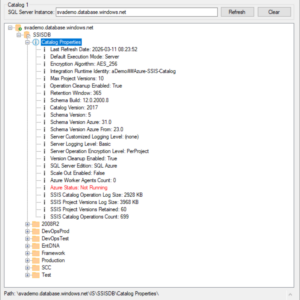 SSIS Catalog Browser